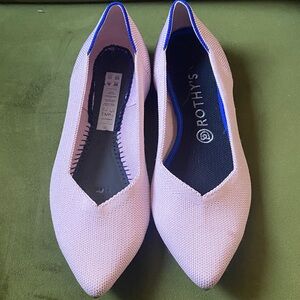 Rothy's Light Pink point Flats